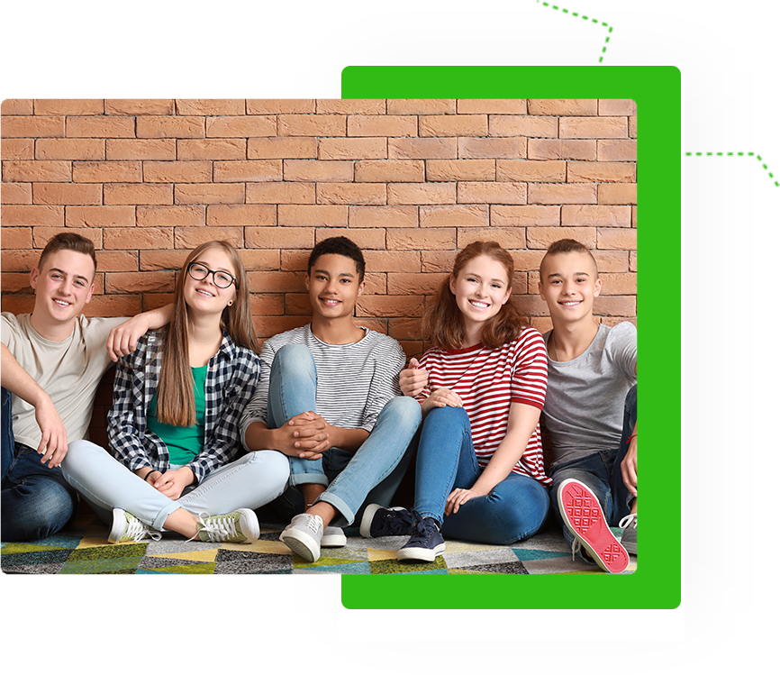 Adolescent-Behavioral-Health-Treatment group of teens undergoing behavioral health treatment
